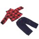 thumbnail image 2 of Tops y pantalones para muñecas, camisa a la moda, ropa, trajes, ropa informal para muñecas de 18 pulgadasQD18-083, 2 of 14