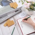 thumbnail image 4 of 2 Sizes Art Ruling Pen+4 Sizes Rubber Eraser+ 4PCS 1ml Plastic Transfer Pipettes Adjustable Fine Lines Fluid Pens with Duckbill Nib Drawing Tool Set for Student Painter Calligraphy Writing, 4 of 6