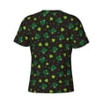 thumbnail image 6 of Qekee St. Patrick's Day8 Classic Fit T-Shirt Men's Shirt Men's Tight Short Sleeves for Exercise, Running, Mountaineering - St. Patrick's Day8, 6 of 9