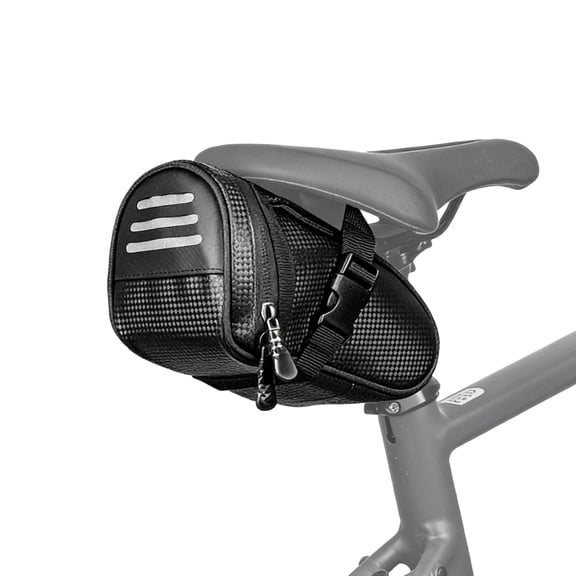 Mountain Bike Seat Bag,Bicycle Saddle Bag Under Seat Durable & Compact 0.9L Wedge Saddle Bag for MTB Cycling Accessories Storage