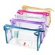 thumbnail image 1 of Bolsa de cosméticos Meetory impermeable de PVC transparente, 5 unidades, 1 of 8