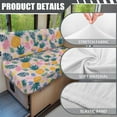 thumbnail image 6 of Uorisanigo RV Dinette Cushions Covers- Stretch Sofa Furniture Cover - Washable Camper Cushion Slipcovers for RV Campers Car Bench (Tropical Leaf Pineapple Print), 6 of 7
