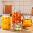 thumbnail image 3 of Bangcool Food Storage Jar Transparent Wide Mouth Mason Jar Jam Container Canning Canister, 3 of 10
