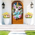 thumbnail image 5 of Linnome Easter Door Cover Festival Party Indoor Outdoor Door Curtain Fabric Hanging Banner Home Decor Supplies, 5 of 6