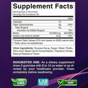 (2 pack) VITABOD Biotin Gummies 10000mcg for Healthy Hair, Skin & Nails Growth Vitamins for Women, Men & Kids - Vegan, Non-GMO, Hair Growth Supplement 180 Gummies