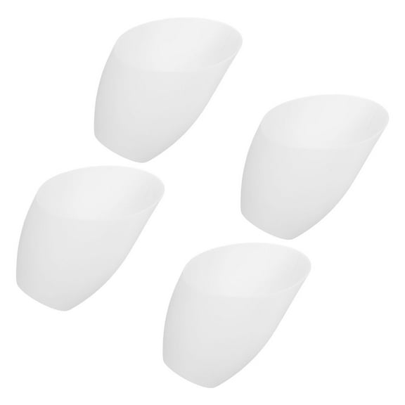 PENIKOKO White Horseshoe PVC Lampshades 4-Pack Replacement Covers for Floor Lamps, Easy to Install and