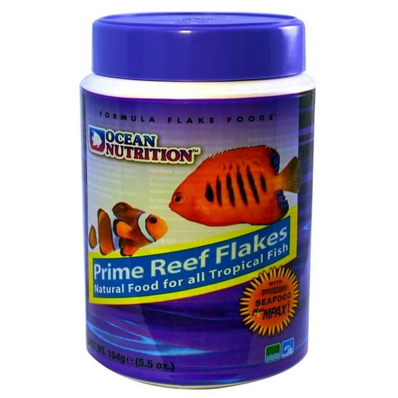 Ocean Nutrition Prime Reef Flakes: Premium Marine Protein Flakes for Vibrant Tropical Fish