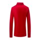 thumbnail image 4 of Blusa y camisa de manga larga con cuello vuelto para hombre, camisa deportiva de color liso con solapa y cremallera, blusa de manga larga con solapa para hombre, 4 of 8