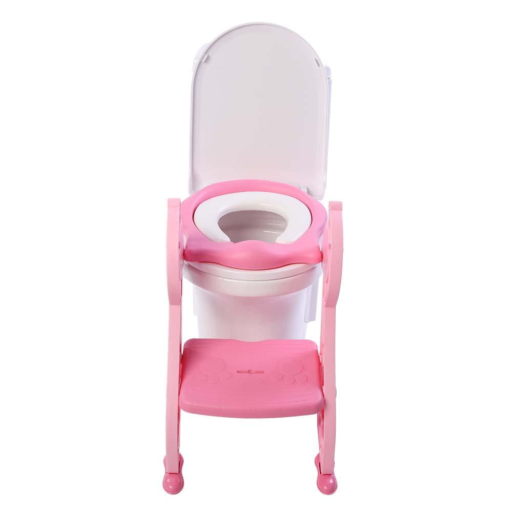 Yosoo Adjustable Foldable Toddler Toilet Training Seat Potty with