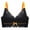 Black, variant on Full Coverage Bra Ladies Comfortable Breathable No Underwire Lace Push-Up Adjustment Lift Bra Woman Underwear Regular Size Cupless Bra, Style 6542, Black 32B