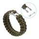 thumbnail image 4 of Pulseras de paracord de supervivencia Uxcell, pulsera de cordón trenzado, verde oscuro, 4 of 5