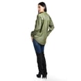 thumbnail image 3 of Camisa satinada Roman Fashion Juvenil 1016 Verde militar M, 3 of 5