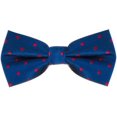 thumbnail image 2 of Oxford Kent by SuspenderStore Classic Polka Dots Adult Bow Ties - Microfiber Twill - 5 Colors, 2 of 2