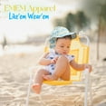 thumbnail image 5 of Protective Baby Sun Hat With UPF 50+ Protection Adjustable Infant Summer Beach Flap Hats For Boy & Girl Breathable Toddler Swim Pool Play Sunhat With Wide Brim A Watermelon 6-18 Months (44-48 cm), 5 of 5