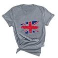 thumbnail image 3 of Fiudx Ropa de Mujer Tops con Estampado de Moda para Mujer, Blusa de Manga Corta, Camisetas Divertidas con Cuello Redondo, 3 of 4