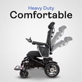 thumbnail image 4 of Alton Mobility - SHAWK - Reclining Foldable Lightweight Electric Wheelchair 500W Motor 330 lbs 13 Miles - Black, 4 of 11