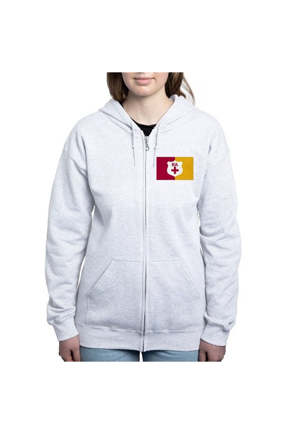 - Kappa Alpha Order Supplemental Flag Sweatshirt - Women's Zip Hoodie