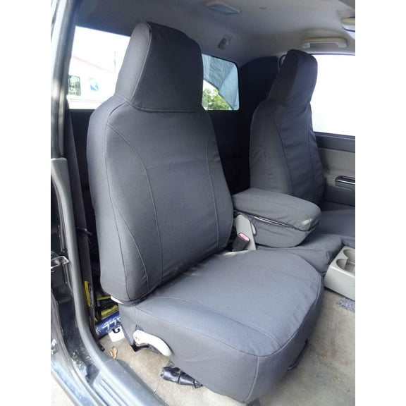 Colorado Dark Gray, Twill, Driver and Passenger Side Seat Covers