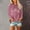 A0920023-Pink, variant on Yufatyle Women Long Sleeve Sweatshirt Casual Crewneck Loose Pullover Shirts Letter Print Tee Tops Lightweight Fall Outfits L