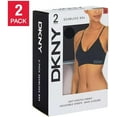 thumbnail image 2 of DKNY Ladies' Seamless Bralette with Adjustable Strap 2-Pack , Black/Sand Medium, 2 of 2