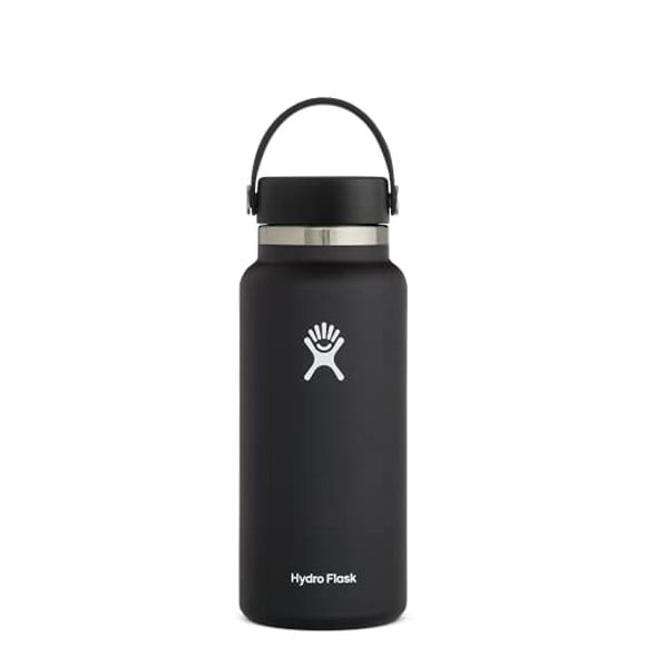 Hydro Flask Wide Mouth Flex Cap Bottle - Stainless Steel Reusable Water Bottle -Â Vacuum Insulated, Dishwasher Safe, BPA-Free, Non-Toxic