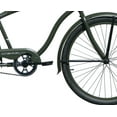 thumbnail image 3 of Wonder Wheels 26" Beach Cruiser Coaster Brake Single Speed Bicycle, Bike, Black Spokes One Piece Crank Alloy Matte Army Green Rims 36H W/ Fenders - Matte Army Green, 3 of 6