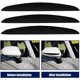 thumbnail image 3 of KAIYANG 4 piezas de tiras anticolisión para el borde de la puerta del coche, universales para protección de las manijas de las puertas del espejo retrovisor, color negro, 3 of 5