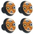thumbnail image 2 of 4 Pcs Halloween Eyeballs Knobs for Kitchen Cabinet Cupboard Dresser Bookcase Drawer Pulls Handles Round Home Decor, 2 of 8