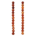 thumbnail image 3 of Bead Landing Red Dyed Stripe Agate Round Beads, 10mm, 12 Pack, 3 of 3