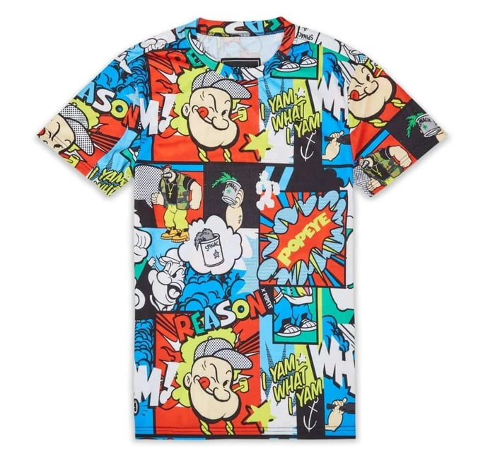 Reason Brand X Popeye Men's Officially Licensed Exclusive Graphic