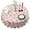 Pink Bows And-1, variant on Pink Football and Drinks Pattern Round Tablecloth 60"x60",Wrinkle Wipeable Table Cloth for Kitchen Dining Room Picnic Patio Party