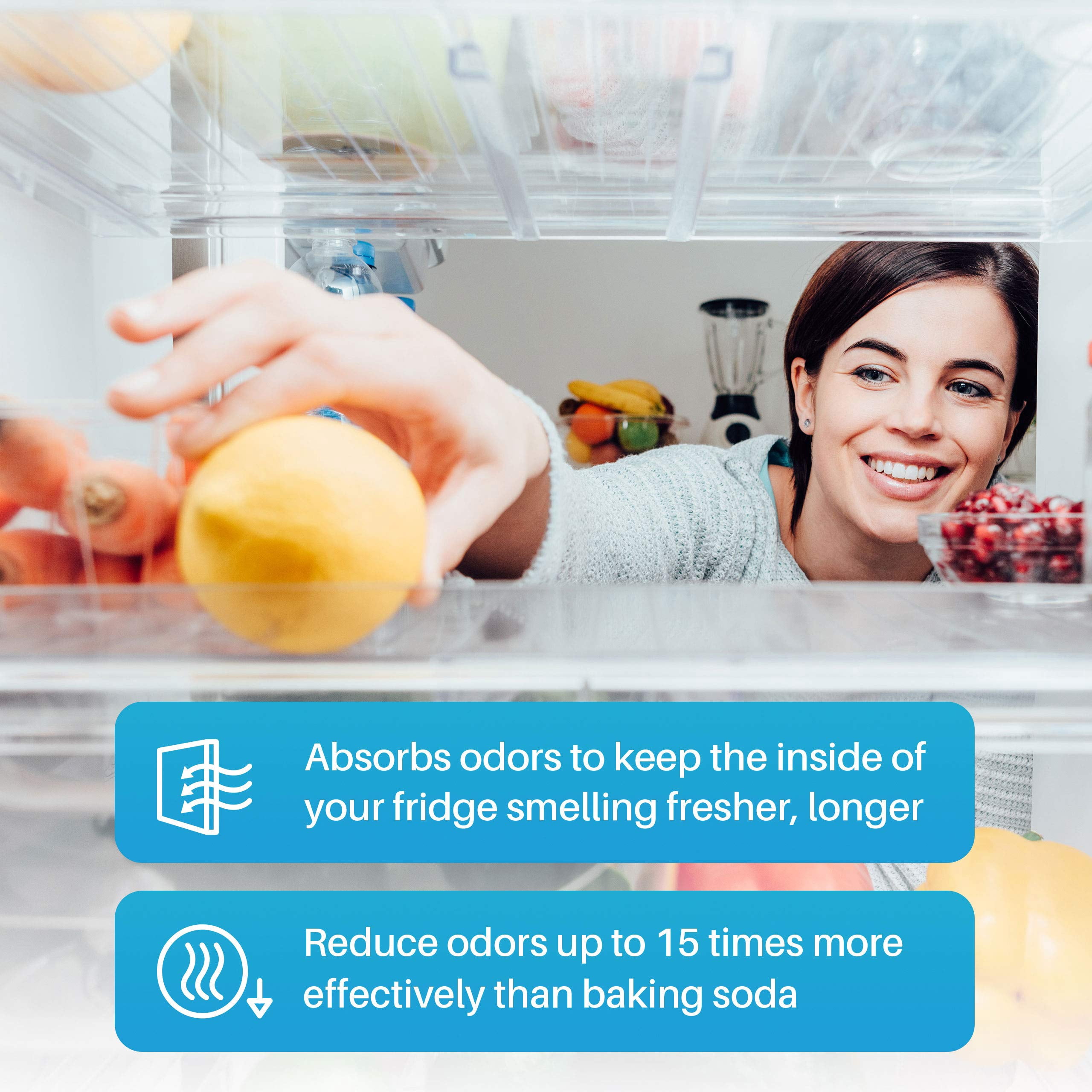 SpiroPure Refrigerator Fresh Air Filter Replacement for Electrolux EAF1CB, AFCB, 9917, 46-9917, 241504902, 241575002, 241504901 (6 Pack)