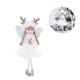 thumbnail image 3 of Ounissouiy Colgante de muñeca de Navidad Decoración de árbol de Navidad resistente al desgaste Adorno de muñeca colgante Kits de decoración para fiestas Blanco, 3 of 8