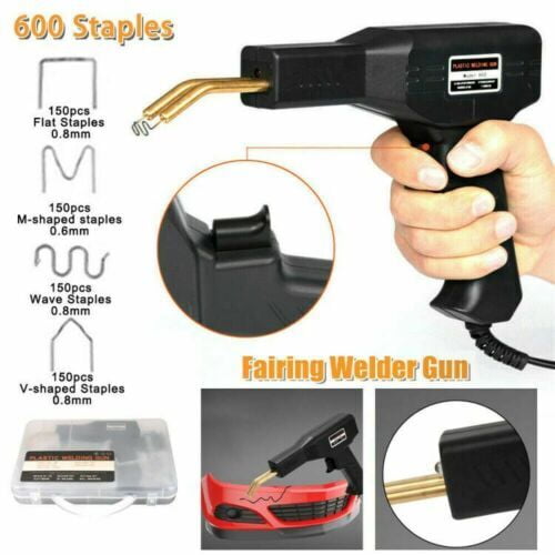 Hot Stapler Welding Gun Plastic Welding Machine Repair Kit with Carry