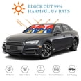 thumbnail image 6 of PUREYAH Foldable Front Windshield Sun Shade, Elegance Snow Drift Christmas Universal Automotive Sun Visor for Car Windshield for Truck Vehicle Suv Small Size, 6 of 7