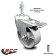 thumbnail image 2 of Semi Steel Swivel TS Caster -4" Wheel&3/8" Stem w/Total Lock BRK, 2 of 2
