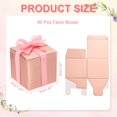 thumbnail image 2 of Uxcell Favor Boxes, Candy Party Butterfly Gift Boxes for Wedding Mother's Day Easter Anniversary Christmas Rose Gold, 2 of 6