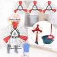 thumbnail image 2 of Pack of 4 Replacement Mop Heads 2 in 1 Mop Replacement Head Mop Heads Replacement Spin Mop Heads Refill Microfibre Spin Mop 360 Rotating Floor Mop Head for Vileda O-Cedar EasyWring & Clean, 2 of 9