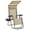 Beige, variant on HHBEAUTY Outdoor Zero Gravity Chair Foldable Recliner Adjustable Patio Lounge w/Canopy Shade, Side Cup Holder Tray, Carry Strap for Garden Beach Lawn Deck Black/1