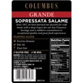COLUMBUS Grande Sopressata Salame, Sliced Charcuterie Meat, 4 oz