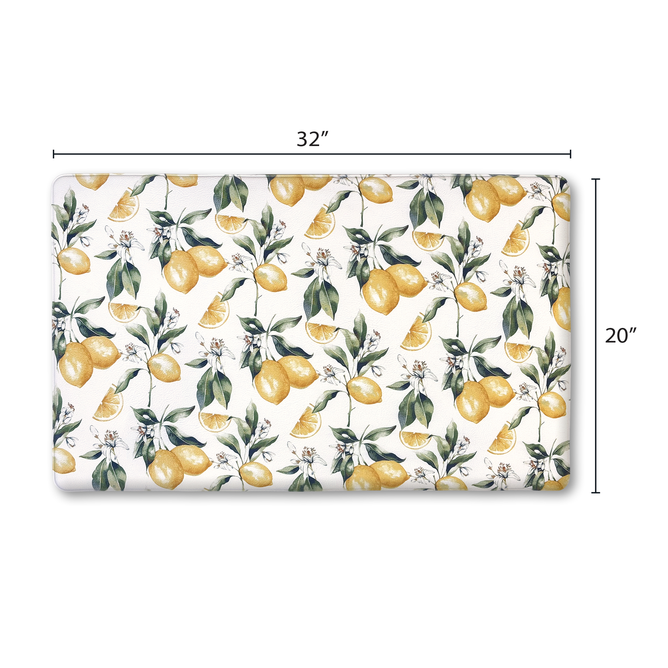 Mainstays Printed Lemons Kitchen Comfort Mat, 30" x 18"