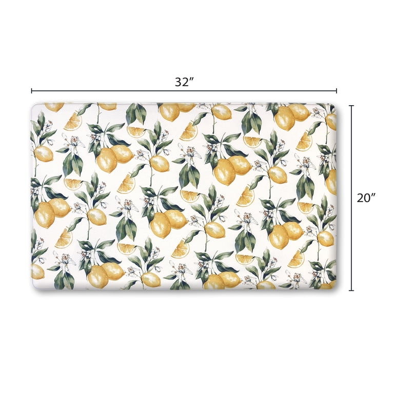 Mainstays Printed Lemons Kitchen Comfort Mat, 30