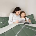 thumbnail image 6 of Homewish Kids Sport Game Full Size Comforter Sets,Golf Ball Bedding Comforter Set,Green White Bedding Sets For Kids Boy,Microfiber Bedroom Decor Reversible,3-Piece, 6 of 9