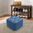 thumbnail image 5 of Small Footstool Foot Stool Stable Padded Seat Silent Bottom Pads Ottoman Stool Foot Rest For Apartment Home Couch Living Room, 5 of 5