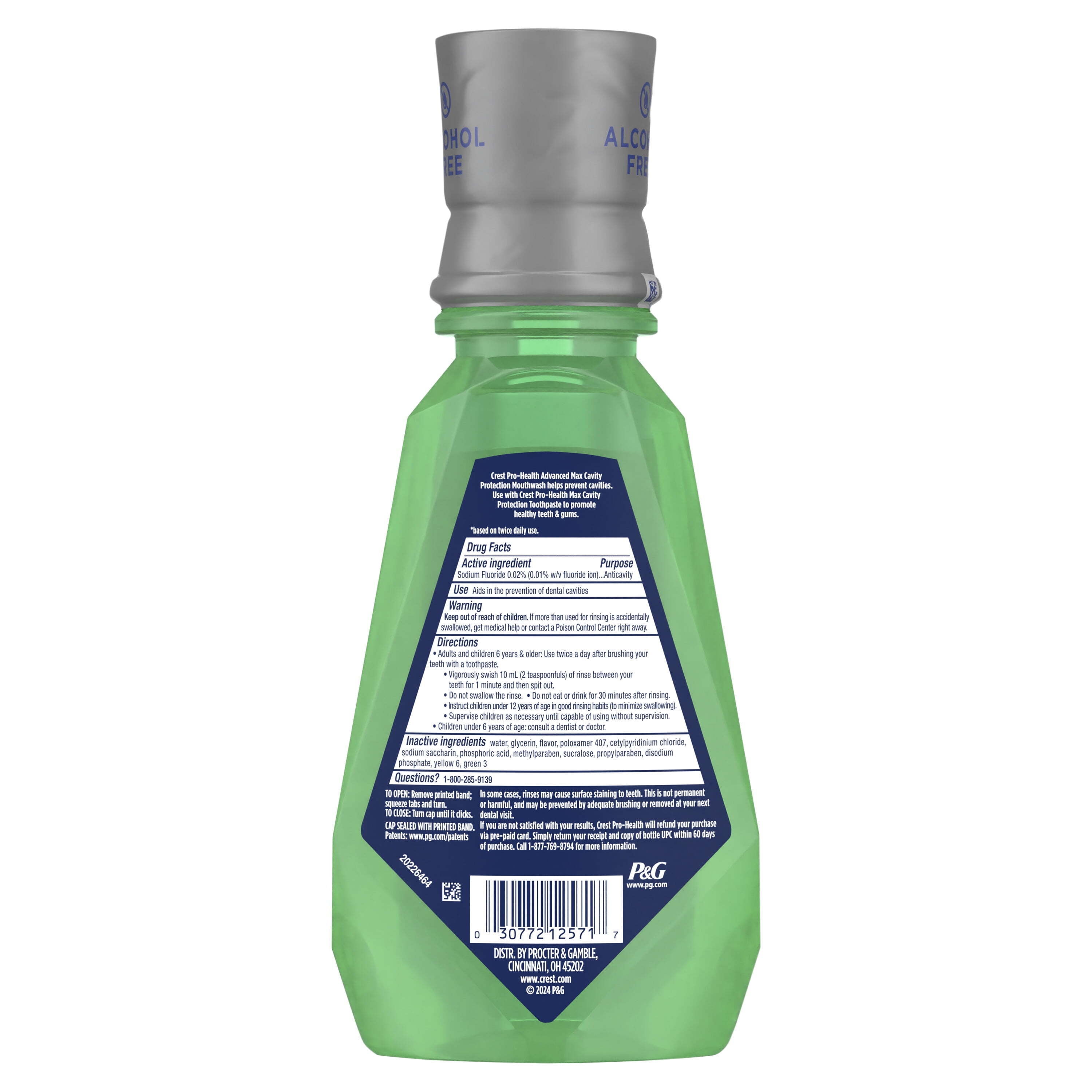 Crest Pro-Health Advanced Max Cavity Protection Mouthwash - Mild Mint - 500mL