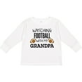 thumbnail image 3 of Inktastic Watching Football with my Grandpa Boys or Girls Long Sleeve Toddler T-Shirt, 3 of 5