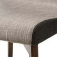 thumbnail image 5 of Baxton Studio Kimberly 5 Piece Round Dining Set in Gravel and Walnut, 5 of 8
