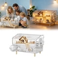 thumbnail image 1 of Small Animal Cage Double Layer Transparent Acrylic Hamster Cage Suitable for Breeding and Observation | Can Be Both Indoors and Outdoors with Detachable Ventilation Design, 1 of 6
