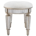 thumbnail image 3 of Modern Mirrored Vanity Stool, 3 of 3