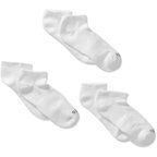 Peds Ladies Soft and Lightweight No Show Socks with Arch Support, 3 ...